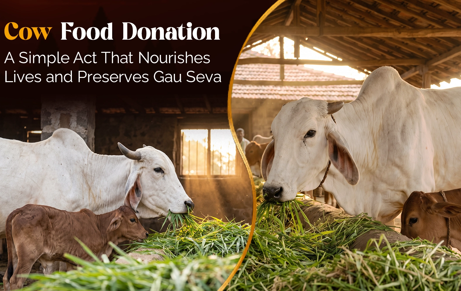 Cow Food Donation: A Simple Act That Nourishes Lives and Preserves Gau Seva