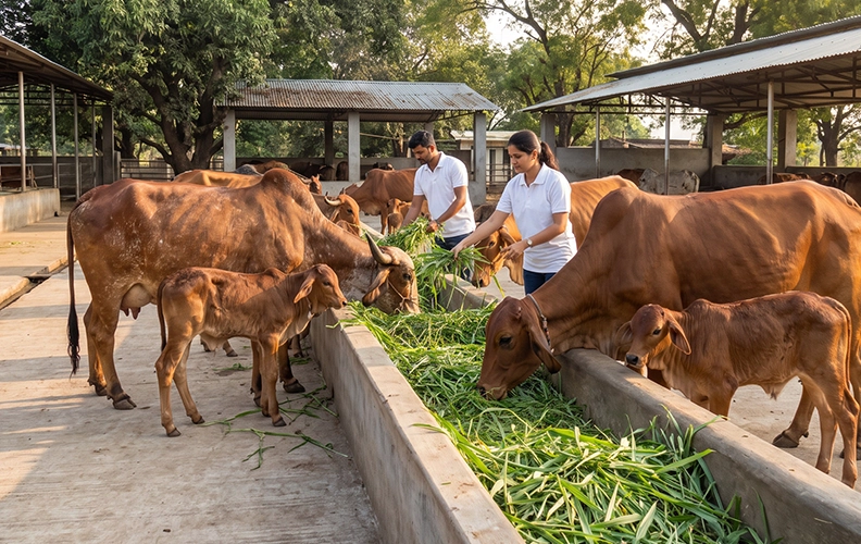Fodder & Feed Support for 35,000+ Cows