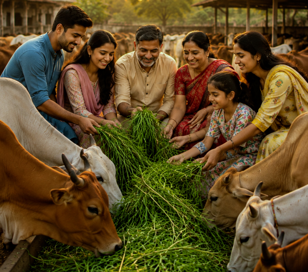 Desi Cows Feed